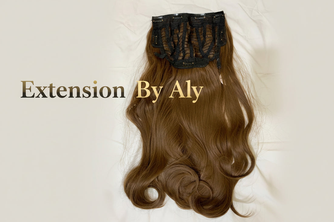 Light Brown Half Head Wig